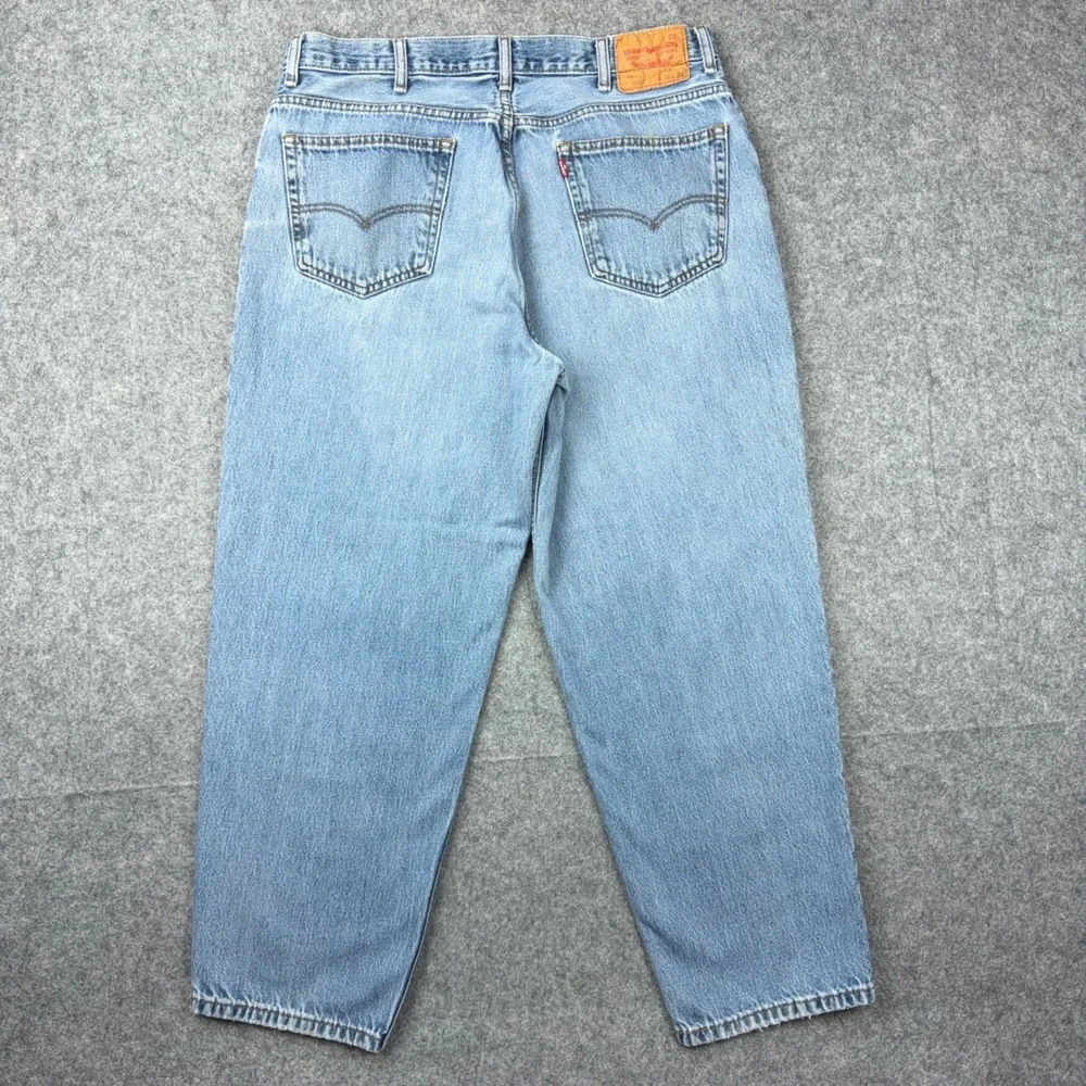 Levi's Jeans Mens 38x30 Light Wash 560 Comfort Fit Tapered Leg Cotton Denim 90s
